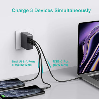95W USB C Wall Charger with Multiple Ports