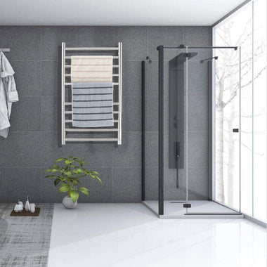 DAILYLIFE Towel Warmer Wall Mounted Plug-in Straight Home Bathroom