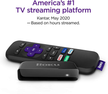 Roku Premiere Streaming Media Player Simple Remote and Premium HDMI Cable