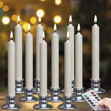 Windows Candles with Remote and Timer & Candlestick