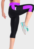Women fitness mid calf high waist leggings