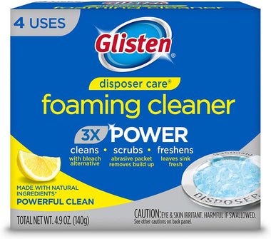 Glisten Disposer Care Foaming Garbage Disposer Cleaner Twenty Pack (20 Uses)