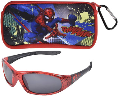Spiderman Kids Sunglasses with Glasses Case