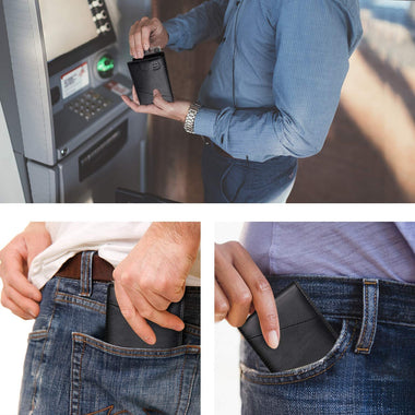 BIAL Slim Money Clip Wallets Minimalist RFID Blocking Card Holder