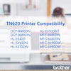 Brother TN-620  Toner Cartridge (Black) in Retail Packaging, 1 Size black standard