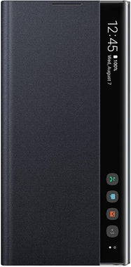 Samsung Galaxy Note10+ Case, S-View Flip Cover - Black (US Version with Warranty)