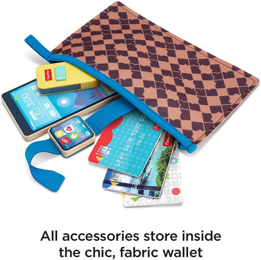 On-The-Go Wallet - 7-Piece Pretend Play Gift Set