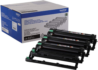 Brother Genuine Drum Unit, DR221CL, Seamless Integration, Yields Upto 15,000 Pages