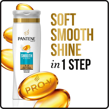 Shampoo and Conditioner 2 in 1, Pro-V Smooth and Sleek