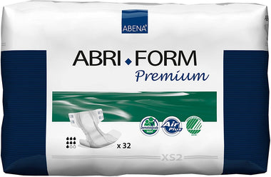 Abri-Form Premium Incontinence Briefs, Extra Small, XS2, 32 Count