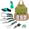 INNO STAGE Gardening Tools Set and Organizer Tote Bag with 10 Piece Garden Tools.