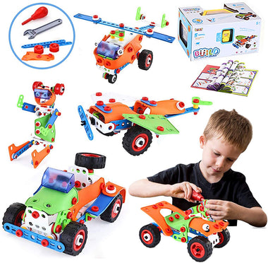 LUKAT STEM Toys Building Blocks Kit (165pcs)