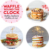 DEWM8100BK Express 8” Waffle Maker Machine for Individual Servings