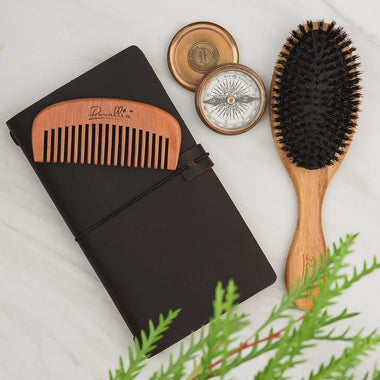 Boar Bristle Hair Brush Set