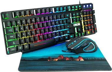 RGB Gaming Keyboard and Mouse Combo CHONCHOW 991b Rainbow