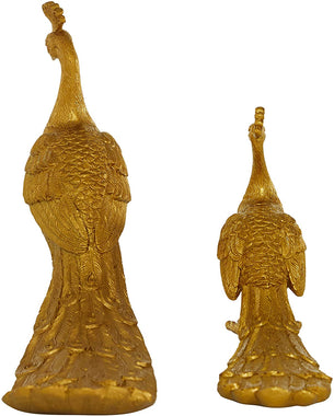 Deco 79 Set of 2 Gold Resin Birds Sculpture