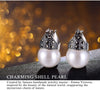 925 Sterling Silver Pearl Earrings Natural Pearl Drop Dangle Earrings