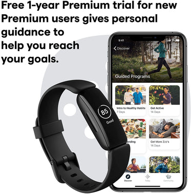 Fitbit Inspire 2 Health & Fitness Tracker with a Free 1-Year Fitbit Premium Trial