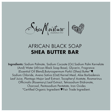 Face and Body Bar for Oily, Blemish-Prone Skin African Black Soap