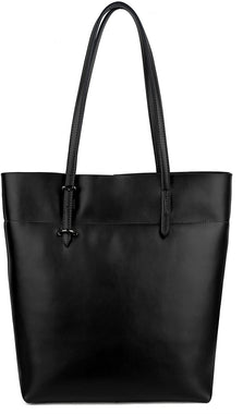 YALUXE Leather Tote Women's Soft Work Shoulder Bag (Upgraded 2.0)