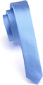 GUSLESON Solid Color Formal Necktie For Men