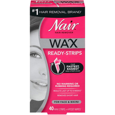 Hair Remover Wax Ready-Strips for Face & Bikini