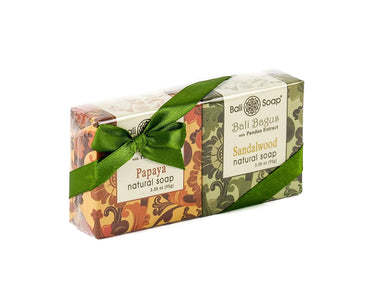 Papaya and Sandalwood Natural Bar soap 2 Pack