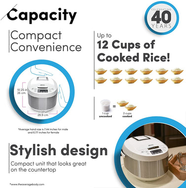 ARC-6206C Professional Digital Rice Cooker & Multicooker