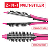 2-in-1 Multi-Styler Flat Iron and Curling Wand