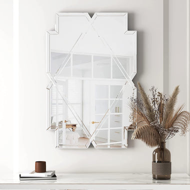 Wall Mirror Decorative Frameless Irregular Abstract Wall Mirror