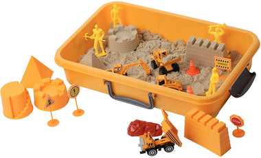 Tractor Sand Play Set, Sensory Toys for Kids W/ 2 Lbs of Sand