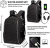 WInblo Laptop Backpack 15.6 Inch College Backpack with USB Charging Port