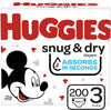 Huggies Snug & Dry Baby Diapers, Size 1 to 6