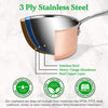 NutriChef 8 Pcs Stainless Steel Kitchenware Pots