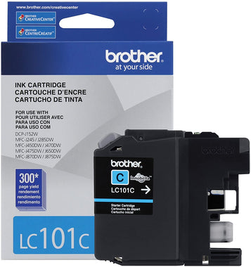 Brother Printer LC101C Cyan Ink Cartridge