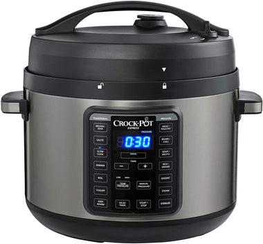 2097590 10-Qt. Express Crock Multi-Cooker with Easy Release Steam Dial