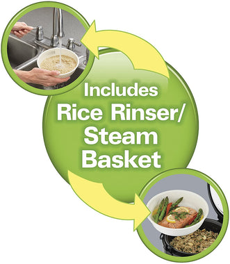 Hamilton Beach Digital Programmable Rice Cooker & Food Steamer.