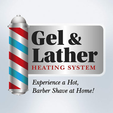 Shave Gel & Lather Heating System Chrome