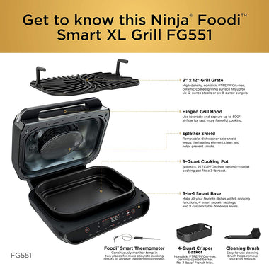 Ninja Smart XL 6-in-1 Indoor Grill