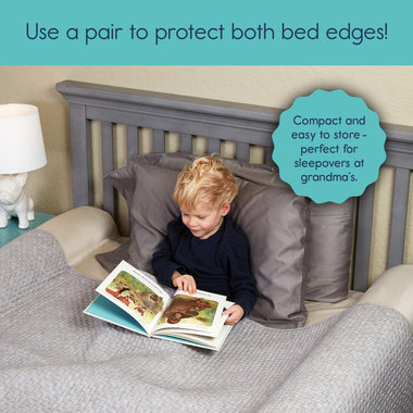2-Pack Inflatable Bed Rail for Toddlers