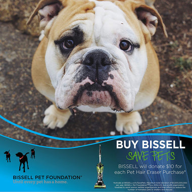 Bissell Pet Hair Eraser 1650A Upright Vacuum with Tangle Free Brushroll