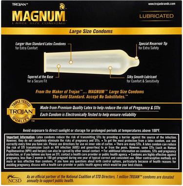 TROJAN Magnum Large Size Condoms