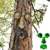 Tree Faces Decor Outdoor Bark Ghost