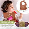 Silicone Baby Bibs - Waterproof  Easy Wipe Silicone