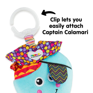 Lamaze Clip on Toy, Captain Calamari