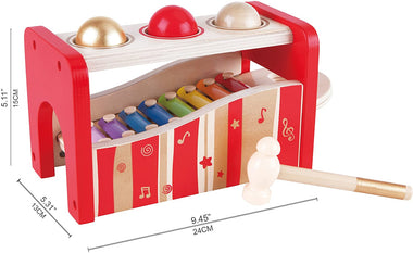Hape - Pound and Tap Bench Music Set