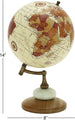 Deco  Wood Metal Marble Globe