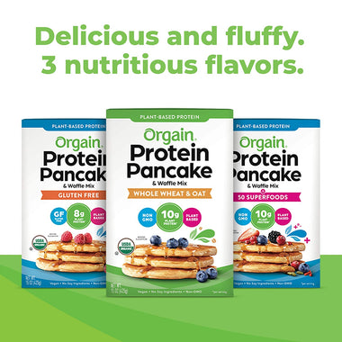 Orgain Protein Pancake & Waffle Mix, 50 Superfoods