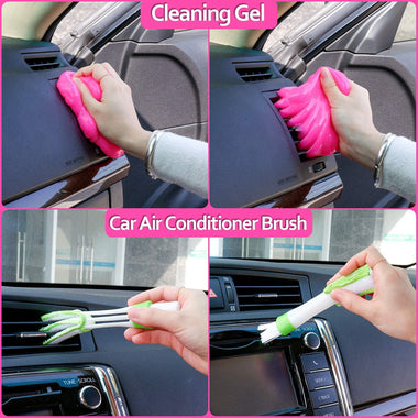 Pink Car Cleaning Kit Interior and Exterior