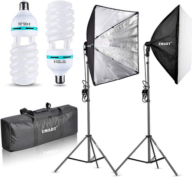 Softbox Lighting Kit Photo Studio Equipment Photography